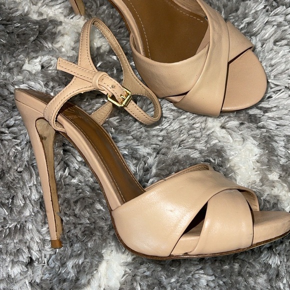 Tory Burch Leather Ankle Strap Sandals - Picture 2 of 7